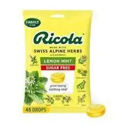 Ricola Lemon Mint SugarFree 45drops