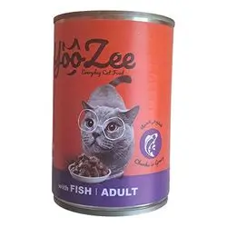 YooZee Adult Wet Cat Food Can - Fish