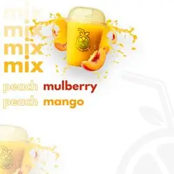 Mango, Peach And Pomegranate