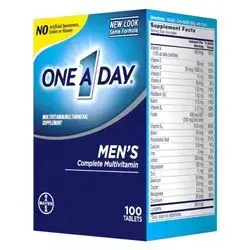 one a day men's 100 tablets