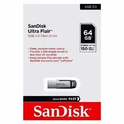 Sandisk Flash Memory USB 3.0 64GB Ultra Flair