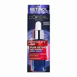 L'Oreal Pure Retinol Night Serum Revitalift Laser Face Serum, 30ml
