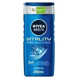 NIVEA MEN vitality shower gel 3in1 250ml