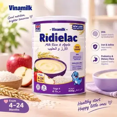 Ridielac Milk Rice & Apple (400g)