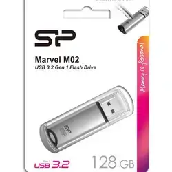 Silicon Power Marvel M02 USB flash drive 128 GB USB Type-A 3.2 Gen 1 (3.1 Gen 1) Silver