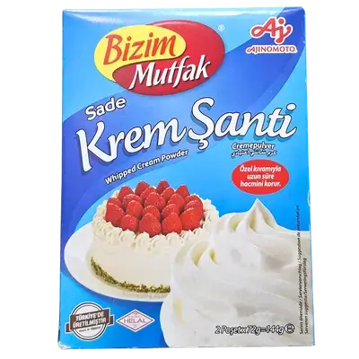 Plain Chantilly Cream Bizim Motvac 150g