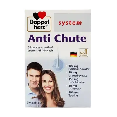 Anti Chute Stimulates Growth Of Strong And Shiny Hair 30 Tablets _ Doppel herz