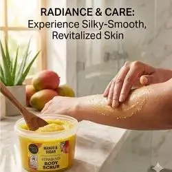Organic Shop Mango & Sugar Repairing Body Scrub