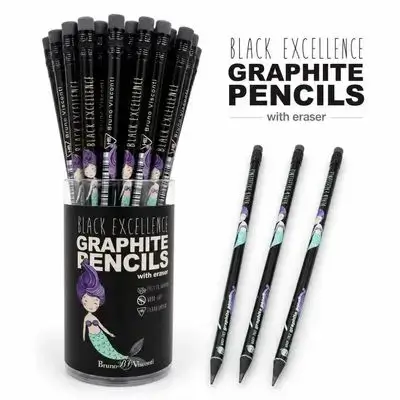 HB Graphite Pencil Set – 42 Pcs