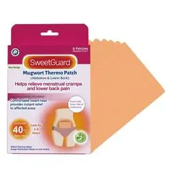 SWEETGUARD MUGWORT THERMO PATCH HELPS RELIEVE MENSTRUAL CRAPMS AND LOWER BACK PAIN