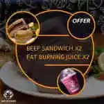 2 Beef Sandwich + 2 Fat Burning Juice