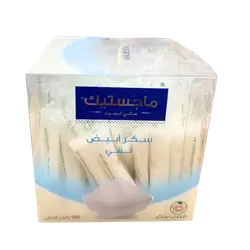 Majestic Natural White Sugar Plastic 500 grams