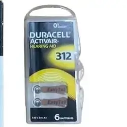 Duracell Hearing Aid  312