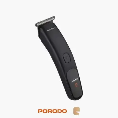 Porodo Lifestyle T-Blade Hair Trimmer 600mAh - Black