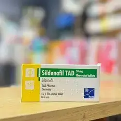 Sildenafil TAD 50mg 4 Coated Tablets (TAD Pharma)