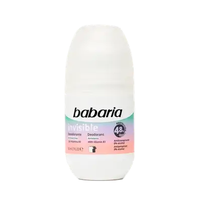 Invisible Roll-On Deodorant Anti-Stains 50ml _ babaria
