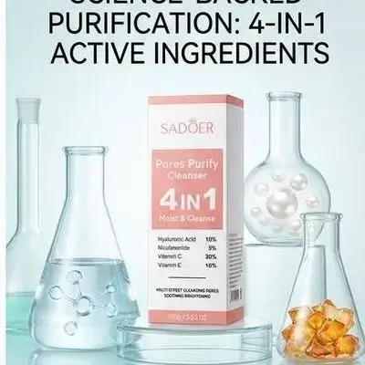 SADOER Pores Purify Cleanser 4 IN 1 Moist & Cleanse