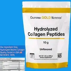 Hydrolyzed Collagen Peptides, Collagen Peptides, Biovine Collagen, Collagen, Unflavored, Collagen Powder, no Fillers or Additives, AUTHENTIC 100%, 200 gram Collagen