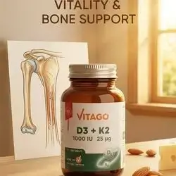 Vitago D3 + K2 is a dietary supplement