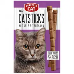 Perfecto cat Sticks Veal & Turkey 10x