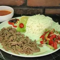 Meat Gass On Rice
