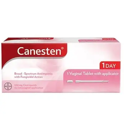 Canesten 500mg Clotrimazole 1 Vaginal tablet (1 Day)