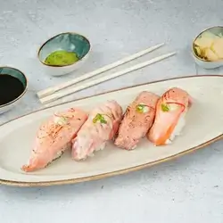Fried Salmon Nigiri
