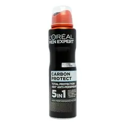 L'Oreal Paris Body Spray Deodoran Carbon Protect For Men 150 Ml
