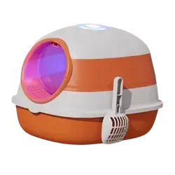 E373 Closed Cat Litter Box with UV Light