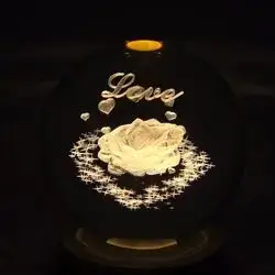 3D crystal ball