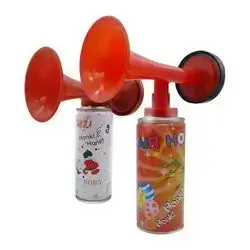Super Horn Hand Pump Air Horn & Plastic Trumpet - Big Size