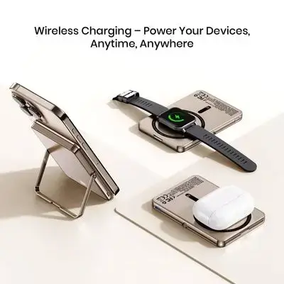 Lito LP03 5-in-1 Magnetic Wireless Power Bank - 5000mAh (Desert Edition)