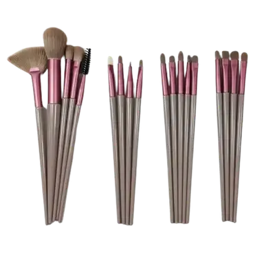 Makeup Brushes Set Purple 20 Pcs