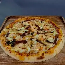 Shrimps Pesto Pizza