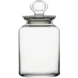 Pasabahce Jar with Glass Lid, 240cc