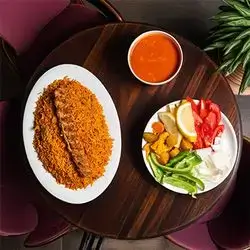 Chicken Kebab On Rice