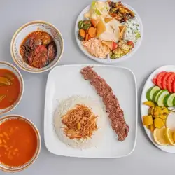 Meat Kabab On Rice