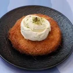 Kunafa with Ice Cream