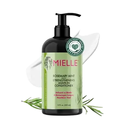 Rosemary Mint Blend Strengthening Leav In Conditioner Infused with Biotin 355ml _ MIELLE