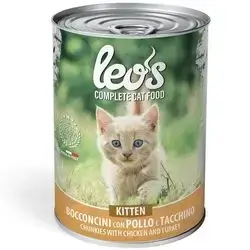 Leo’s Kitten Chunks Chicken & Turkey 415g
