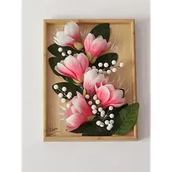 3D Flower Painting Bamboo