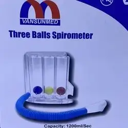 Three balls spirometer جهاز تمارين النفس