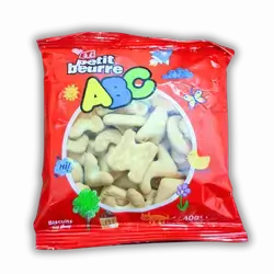 ABC biscuits, 40g bag