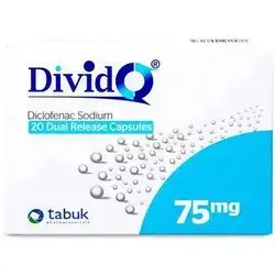 Divido (Diclofenac Sodium) 75mg 20 Dual Release Capsules_Tabuk