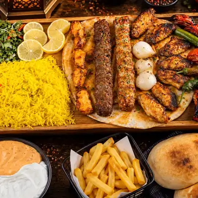 Mixed Grilled Platter - 4 skewers