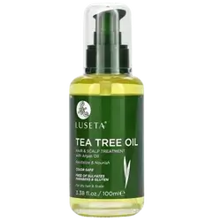 Tea Tree Oil Dry Hair & Scalp Treatment With Argan Oil 100ml _ LUSETA