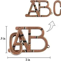 Brain Teaser ABC Lock IQ2