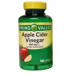 Spring Valley Apple Cider Vinegar 450mg 100 Capsules