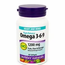 Omega 3-6-9 1200mg 60 softgels