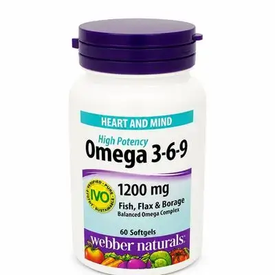 Omega 3-6-9 1200mg 60 softgels